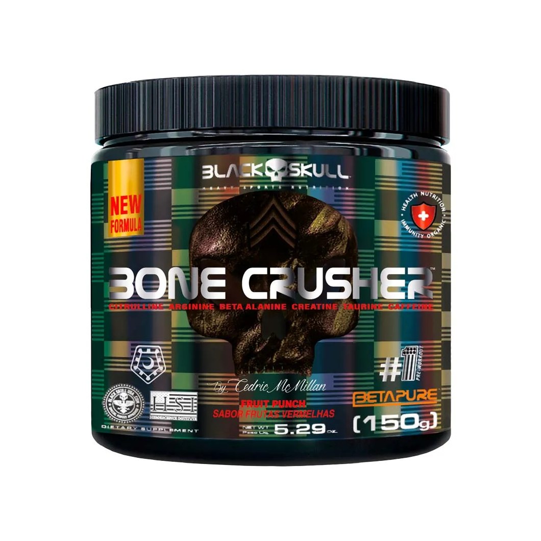 Black Skull Bone Crusher 150gr Frutas Vermelhas