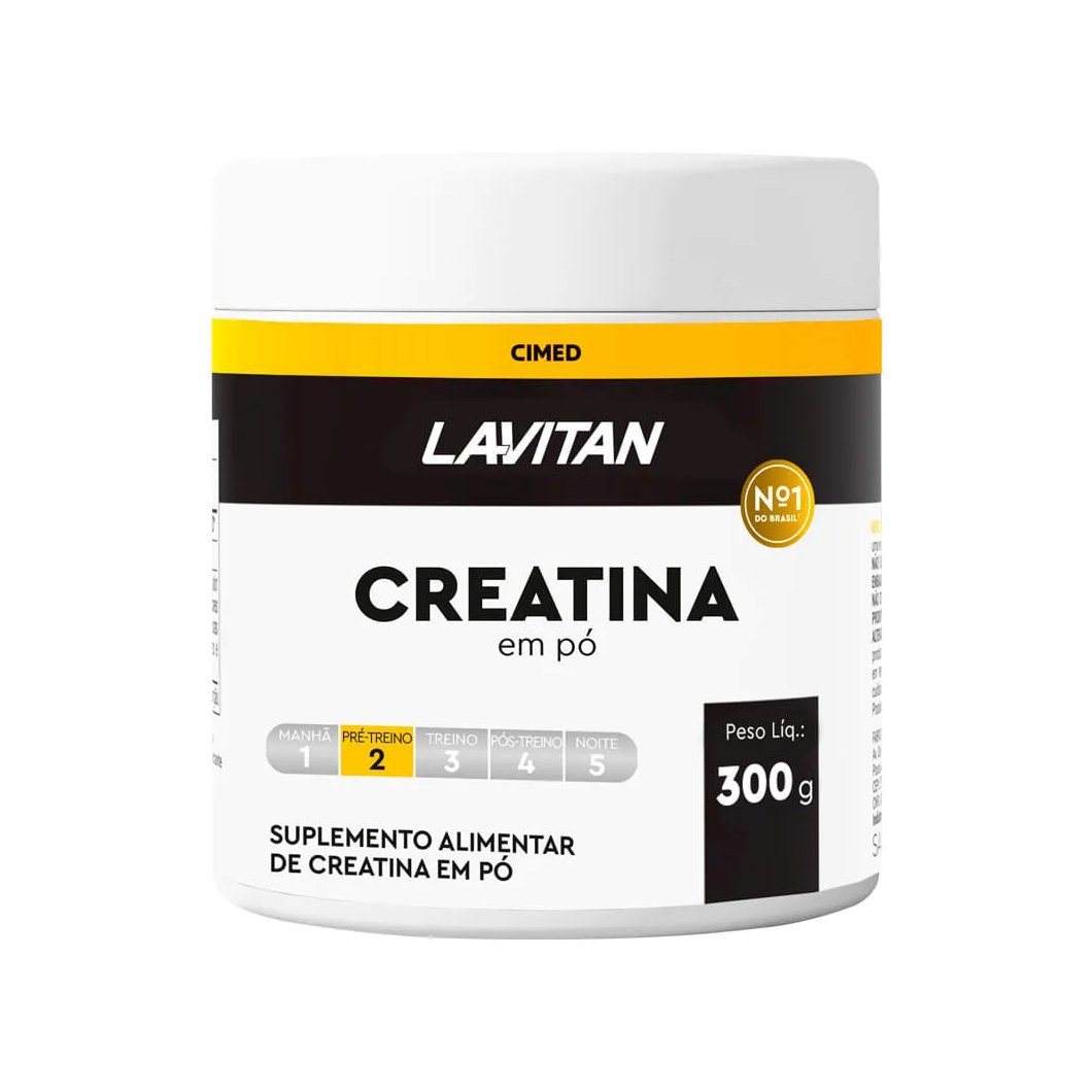 Cimed Lavitan Creatina Em Po Pre Treino 300gr