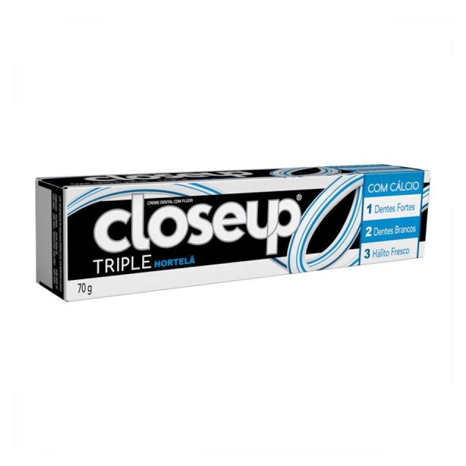 Creme Dental Closeup Triple Hortelã 70g