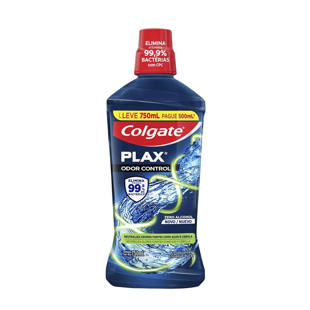 Enxaguante Bucal Colgate Plax Odor Control 750m