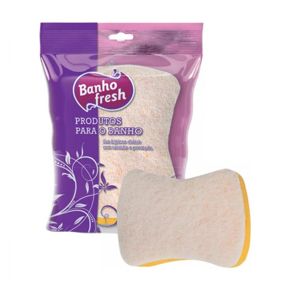 Esponja Banho Fresh Dupla Face
