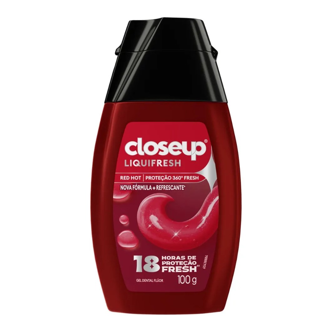Gel Dental Close Up Red Hot 100g
