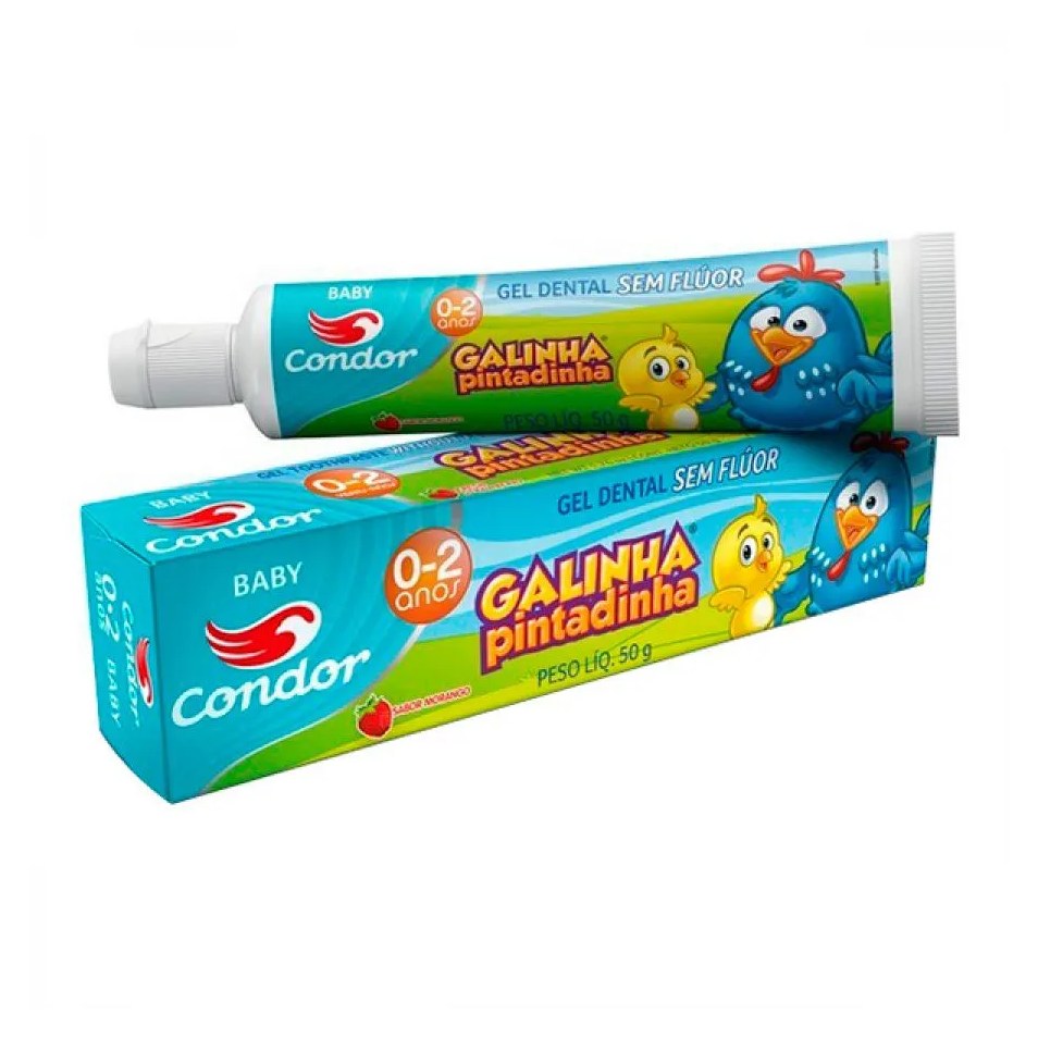 Gel Dental Condor Baby Galinha Pintadinha 50g