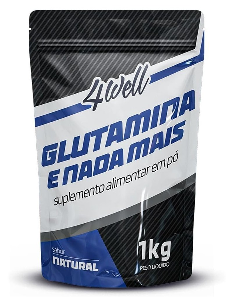L-Glutamina 1Kg 4well 100% Pura