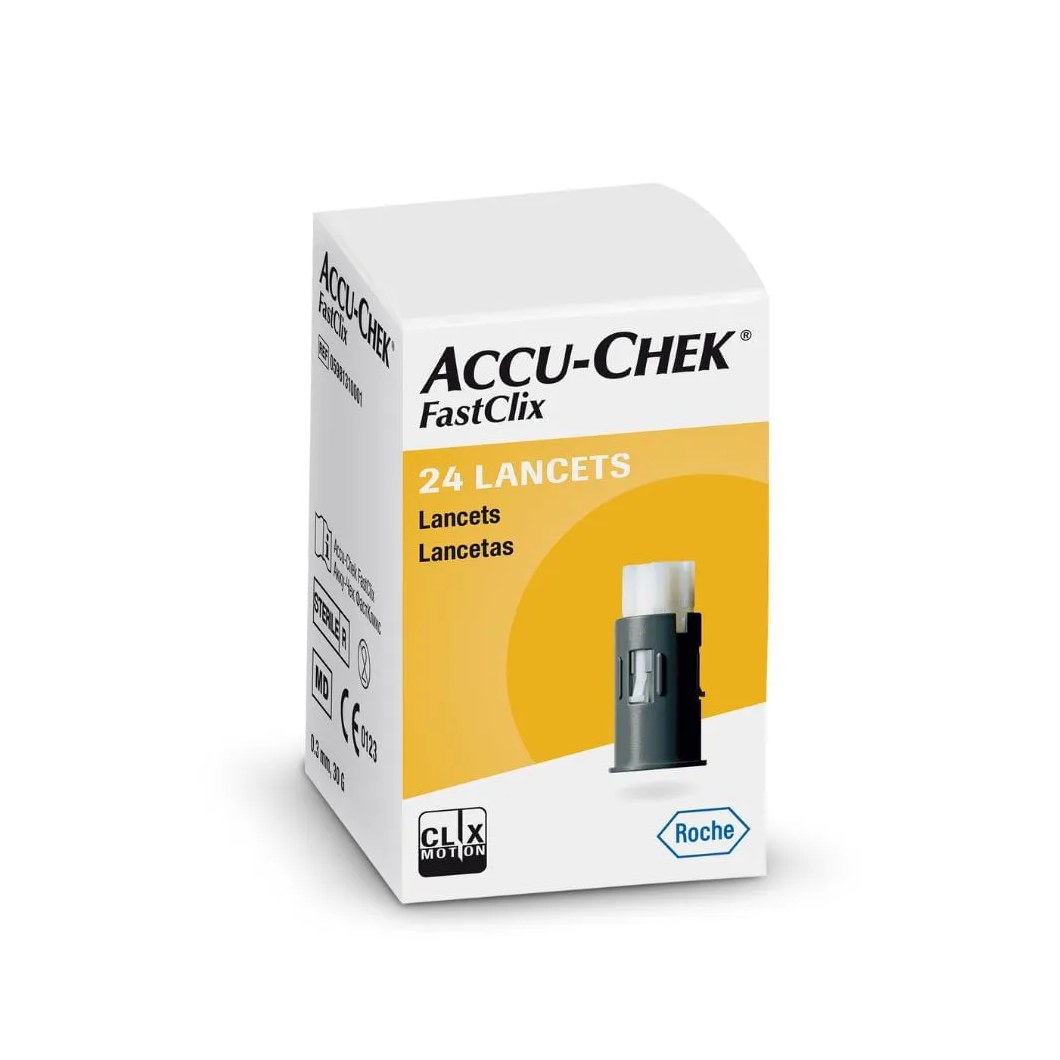 Lanceta Accu-chek Fastclix 24 Unidades
