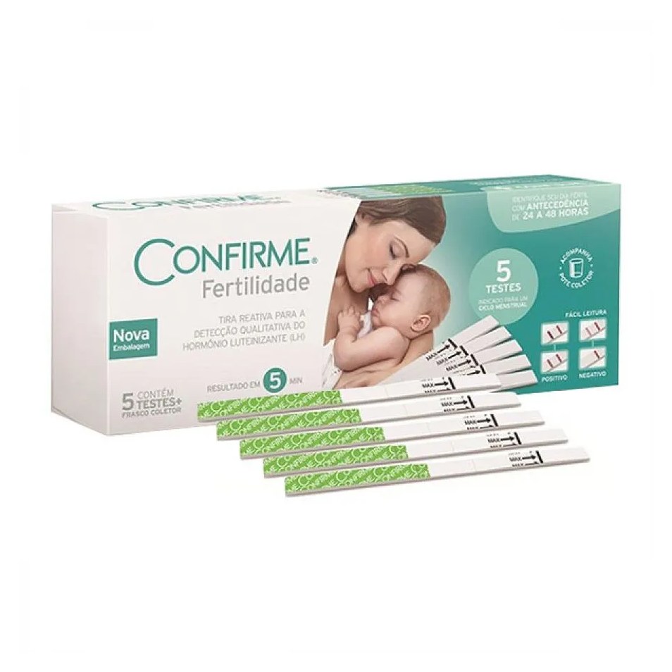Teste De Fertilidade Confirme Com 5 Unidades